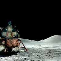 Buy canvas prints of Moon Landing by Simon Connellan