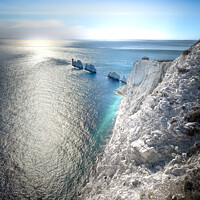 Buy canvas prints of Sun over the Needles by Simon Connellan