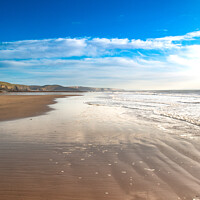 Buy canvas prints of Ogmore Beach, South Wales by Simon Connellan