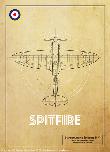SPITFIRE Picture Board by Simon Connellan