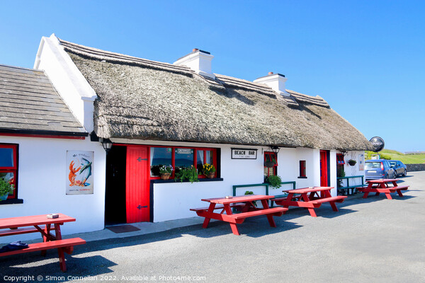 Beach Bar, County Sligo Picture Board by Simon Connellan