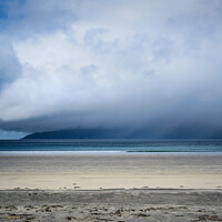 Buy canvas prints of Eigg, Stormy Beach by Simon Connellan