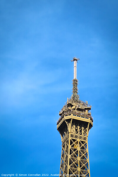Eiffel Tower, Paris Picture Board by Simon Connellan