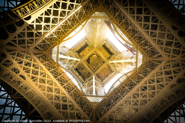 Eiffel Tower, Paris Picture Board by Simon Connellan