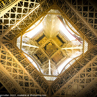 Buy canvas prints of Eiffel Tower, Paris by Simon Connellan