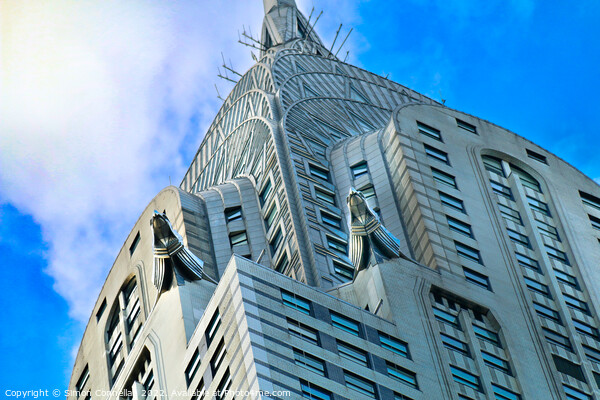 Chrysler Building New York Picture Board by Simon Connellan