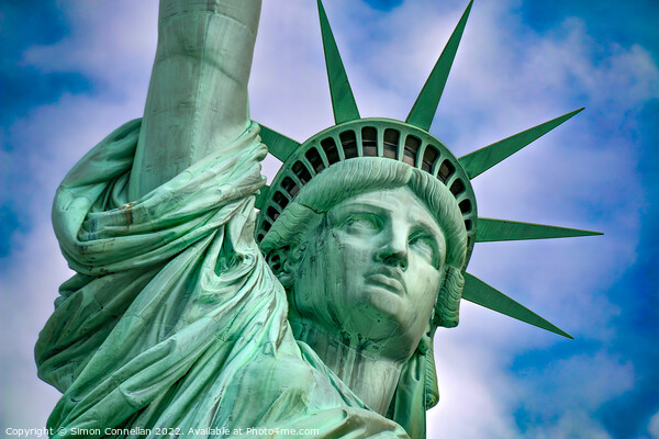 Statue of Liberty New York Picture Board by Simon Connellan