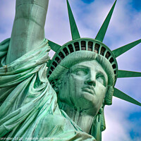 Buy canvas prints of Statue of Liberty New York by Simon Connellan