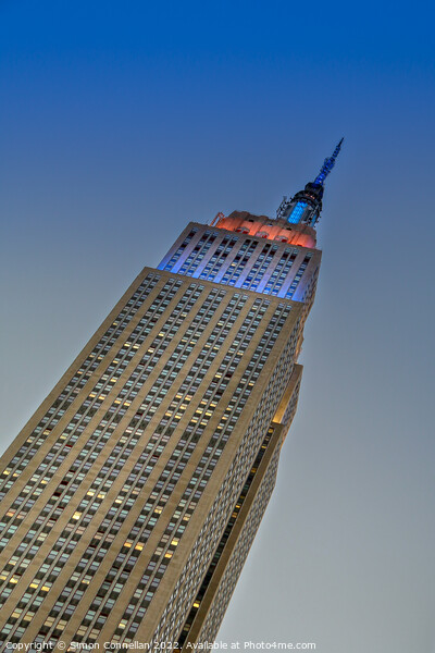 Empire State, New York, Manhattan Picture Board by Simon Connellan