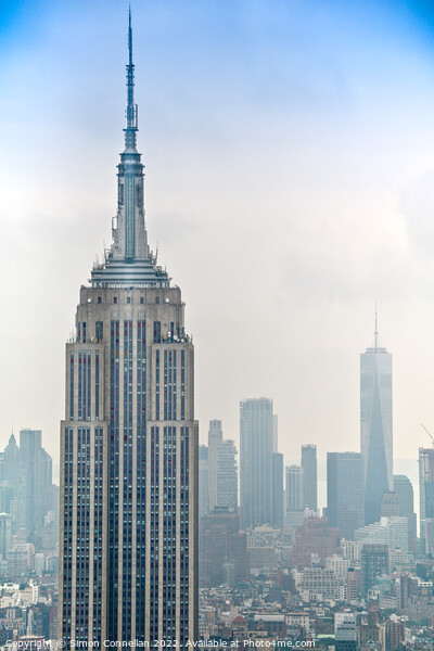 Empire State Building New York Picture Board by Simon Connellan