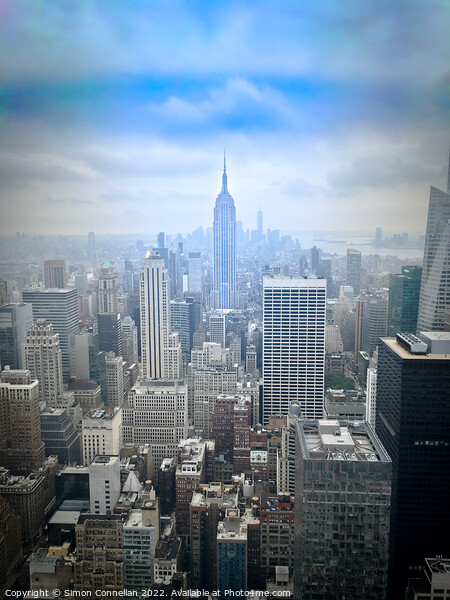 Empire State Building New York Picture Board by Simon Connellan