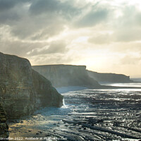 Buy canvas prints of Heritage Coast, Southerndown by Simon Connellan