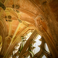 Buy canvas prints of Lacock Cloisters by Simon Connellan