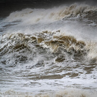 Buy canvas prints of Stormy Waves, Llantwit Major  by Simon Connellan