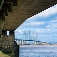 Buy canvas prints of Second Severn Crossing by Simon Connellan