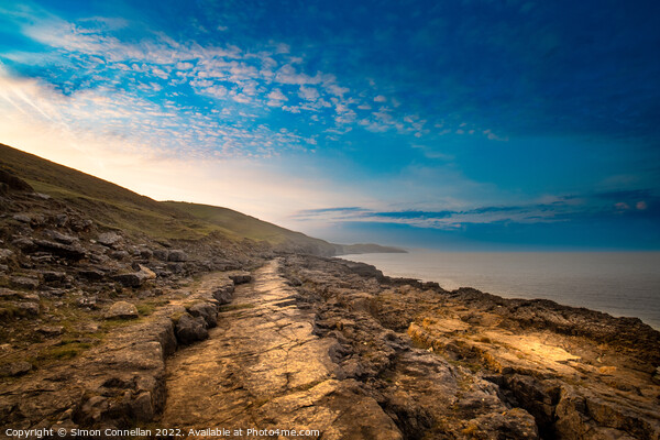 Walking the Wales Coast Path, Southerndown Picture Board by Simon Connellan