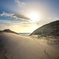 Buy canvas prints of Windswept Sand Dunes by Simon Connellan
