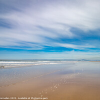 Buy canvas prints of Kenfig Beach and Swansea Bay by Simon Connellan