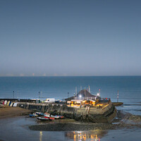 Buy canvas prints of Dusk over Broadstairs by Simon Connellan