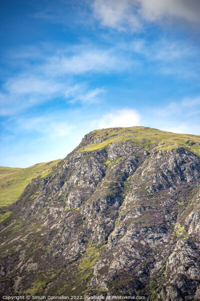 Mountain top over Buttermere Picture Board by Simon Connellan