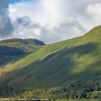 Buy canvas prints of Looking to the top of Catbells by Simon Connellan