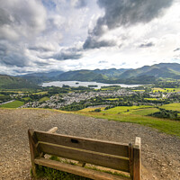 Buy canvas prints of Keswick from Lattrig by Simon Connellan