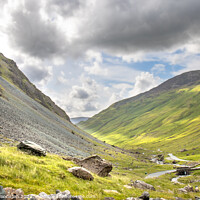 Buy canvas prints of Honister Pass by Simon Connellan