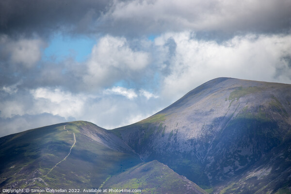 Path up Skiddaw Picture Board by Simon Connellan