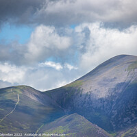 Buy canvas prints of Path up Skiddaw by Simon Connellan