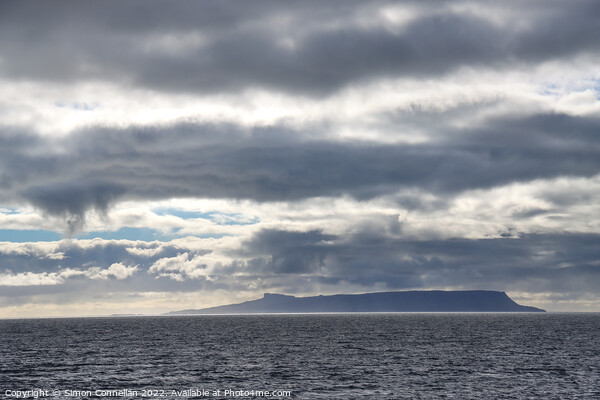 Clouds over Eigg Scotland Picture Board by Simon Connellan