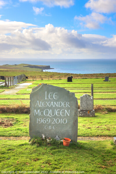 Alexander McQueen's Grave Picture Board by Simon Connellan