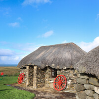 Buy canvas prints of Crofting centre, skye by Simon Connellan