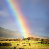 Buy canvas prints of Rainbow over Skye by Simon Connellan