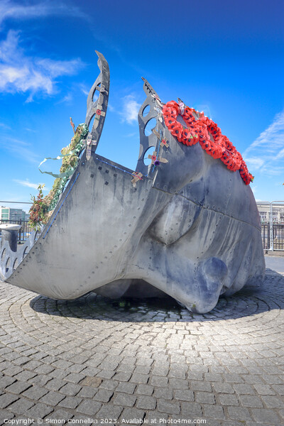 The Merchant Seaman’s Memorial in Cardiff Bay Picture Board by Simon Connellan