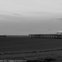 Buy canvas prints of Lytham St. Annes pier Lancashire England by Harry  Foster 