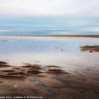 Buy canvas prints of After the tide at Titchwell Norfolk by Laura Baxter