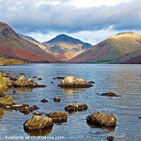Buy canvas prints of Moody Wastwater, The Lake District by Denley Dezign