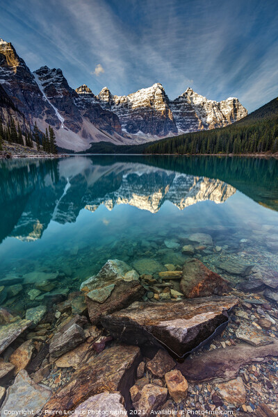 The Majestic Moraine Lake Picture Board by Pierre Leclerc Photography