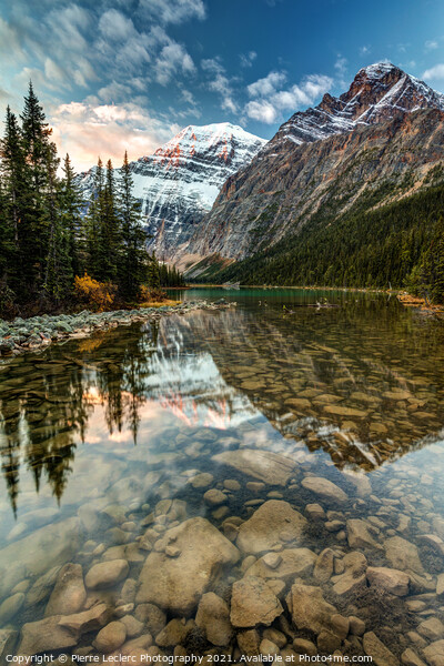 Rocky Mountains Reflection Picture Board by Pierre Leclerc Photography