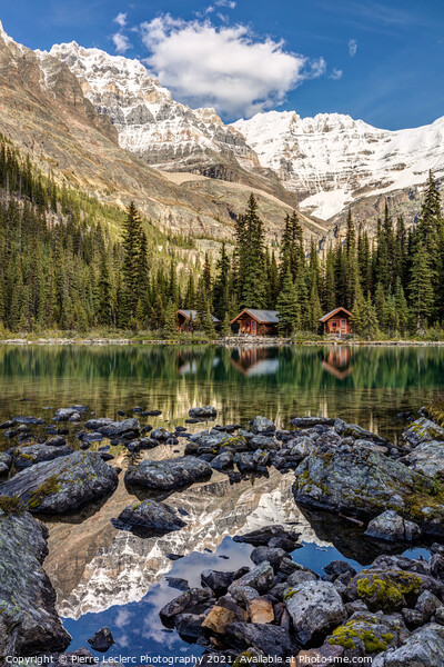 Lake O'Hara Lodge Scenic reflection Picture Board by Pierre Leclerc Photography