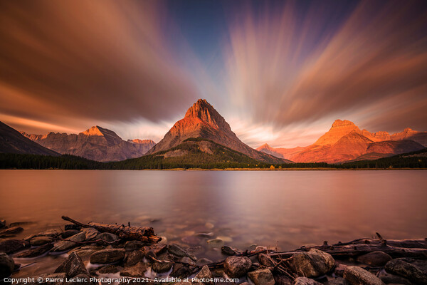 Dramatic Sunrise In Glacier National Park Picture Board by Pierre Leclerc Photography