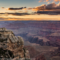 Buy canvas prints of Canyon Sunset Tranquility by Pierre Leclerc Photography