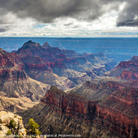 Buy canvas prints of Bright Angel point scenic vista by Pierre Leclerc Photography
