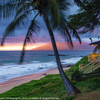 Buy canvas prints of Kamaole Beach 3 Sunset Maui.  by Pierre Leclerc Photography