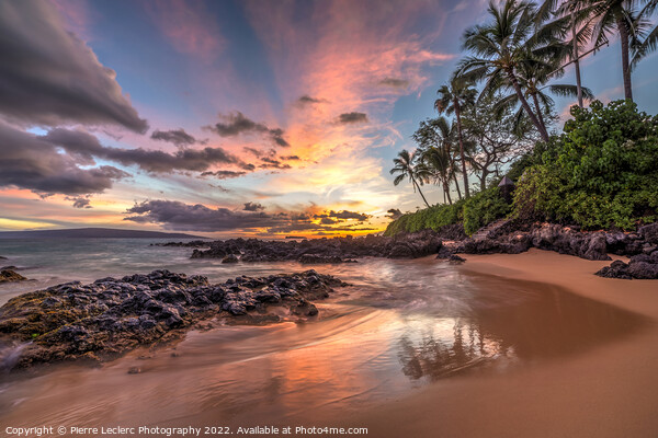 Sunset Wonder of Hawaii Picture Board by Pierre Leclerc Photography