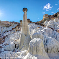 Buy canvas prints of The Fantastic White Hoodoos by Pierre Leclerc Photography