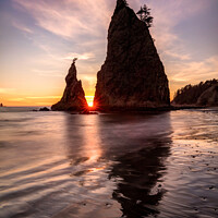Buy canvas prints of In the Heart of the Sea Stacks by Pierre Leclerc Photography