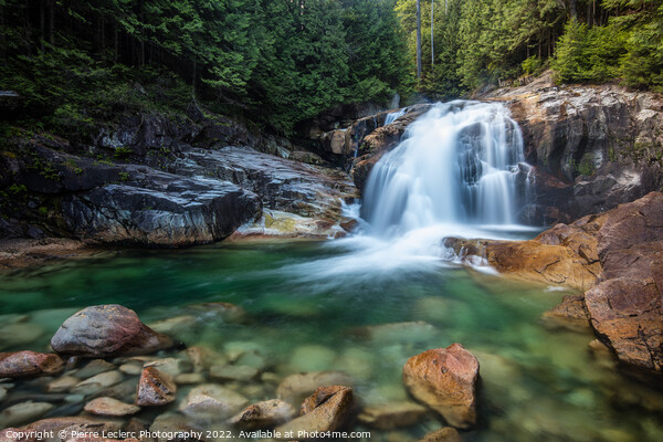 Lower Falls in Golden Ears Provincial Park Picture Board by Pierre Leclerc Photography