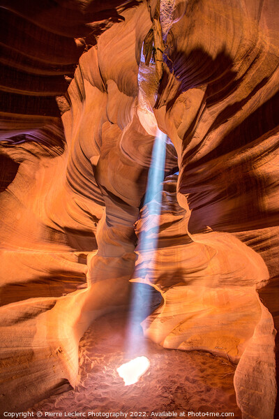 Sunbeam in Antelope Canyon Picture Board by Pierre Leclerc Photography