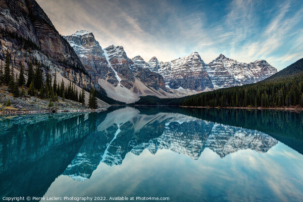 Moraine Lake at Dawn Picture Board by Pierre Leclerc Photography